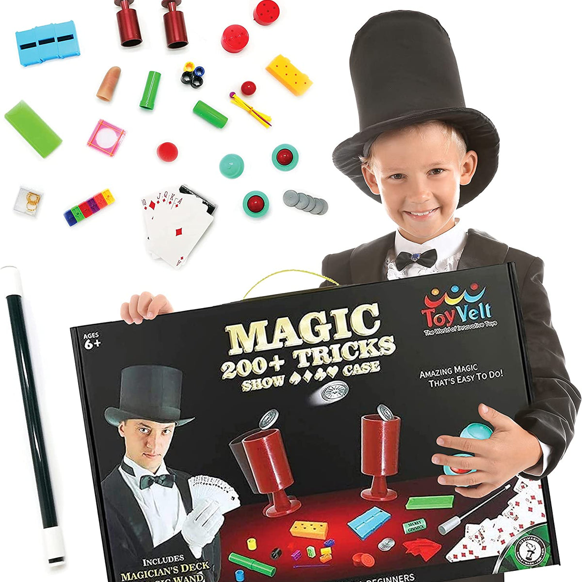 Toy Magic Set Magician First Kit Beginners Kids Children Play Gift 20  Tricks NEW